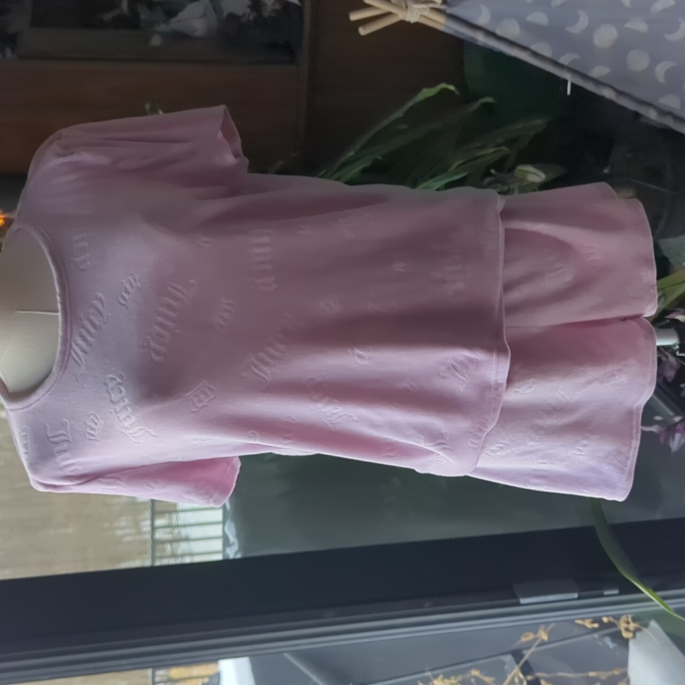 Juicy Couture Velour Pajama Shorts Set XL